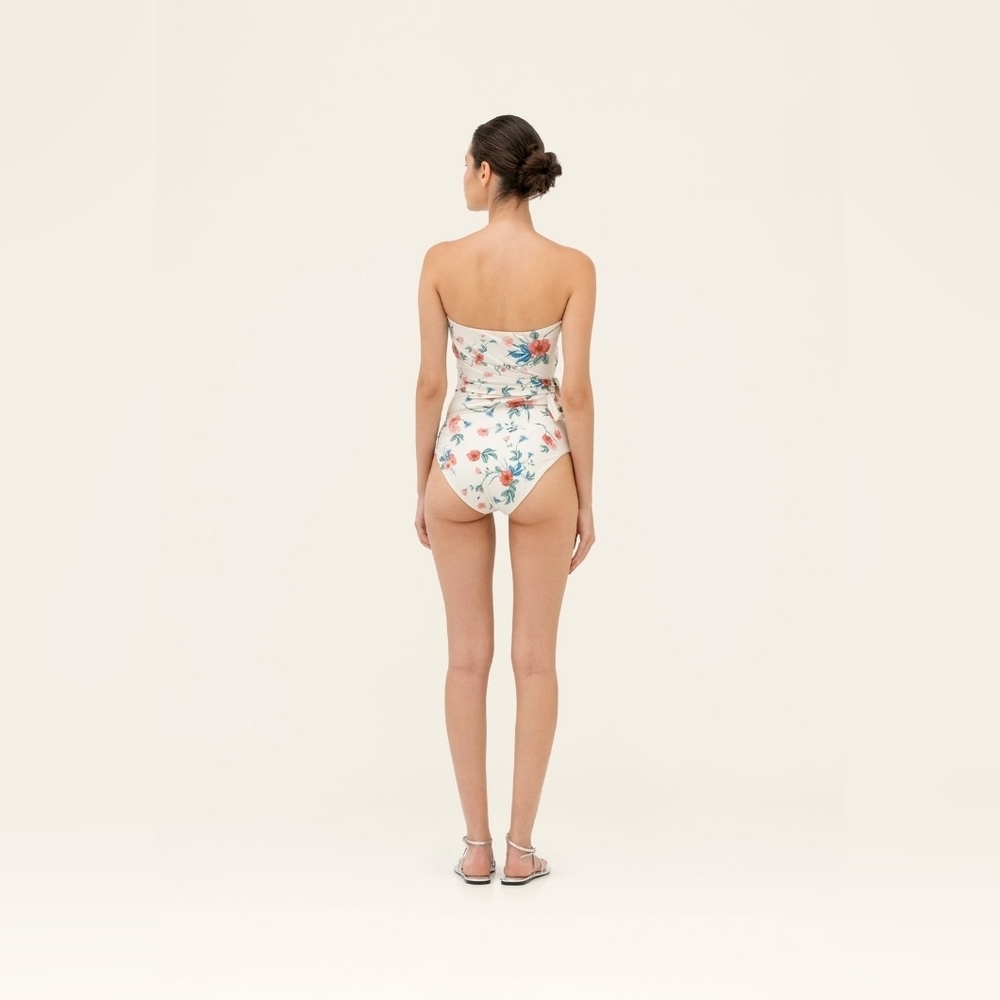 AGUA By Agua Bendita Morena Mosqueta One Piece Swimsuit Size L - Picture 4 of 9